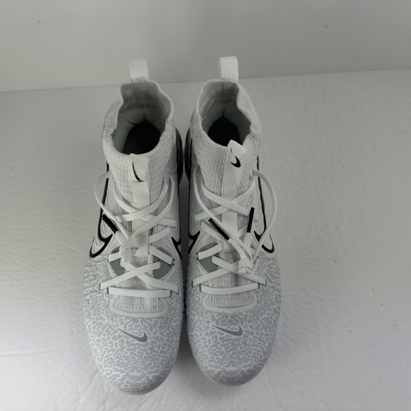 Nike Alpha Huarache NXT White Metal Baseball Cleats DJ6517-100 Mens Size 7 NEW - Picture 10 of 11